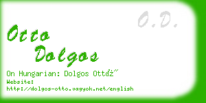 otto dolgos business card